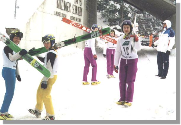 Vor dem Springen in Breitenberg Rastbchl